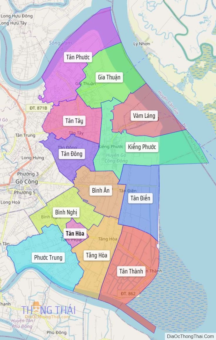 Bản đồ Gò Công